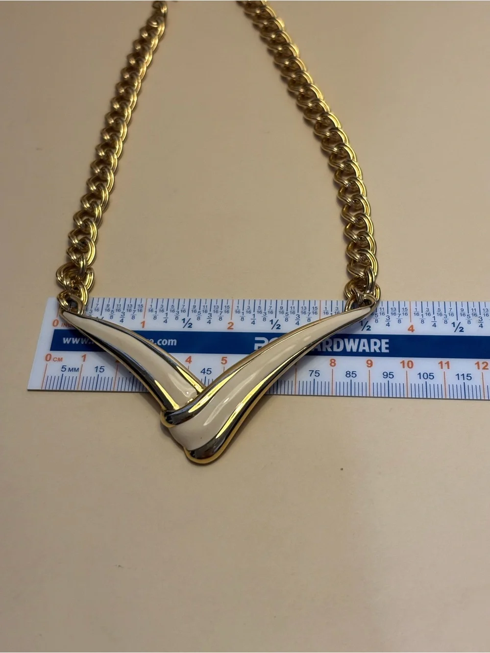 Vintage Monet Gold-Tone Soaring Wings Statement Necklace 17”